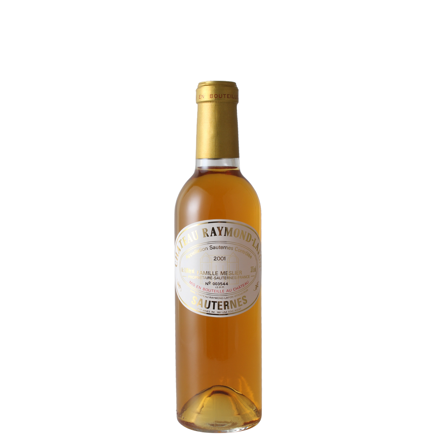 雷蒙拉芳城堡 Chateau Raymond Lafon 2001 375ml