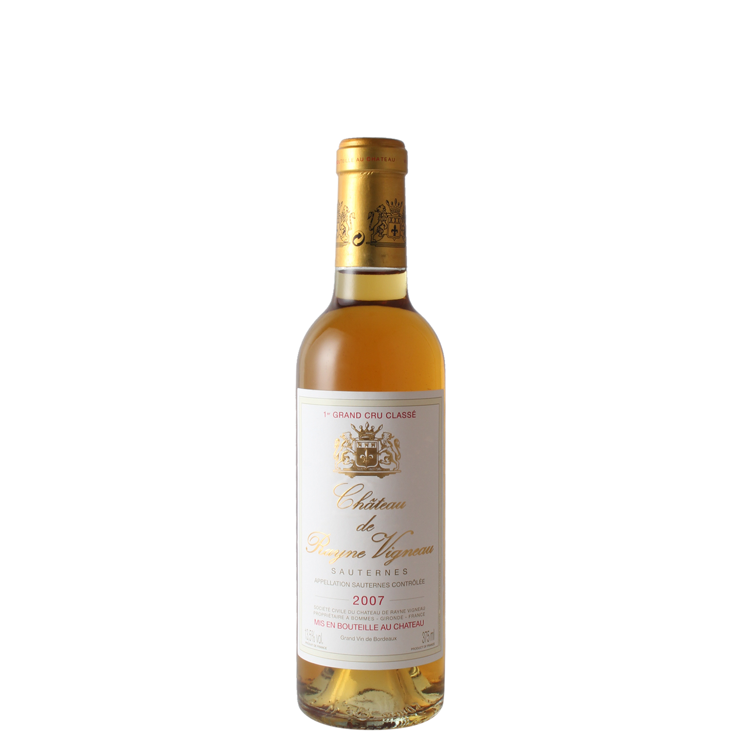 唯農城堡 Chateau Rayne Vigneau 2007 375ml