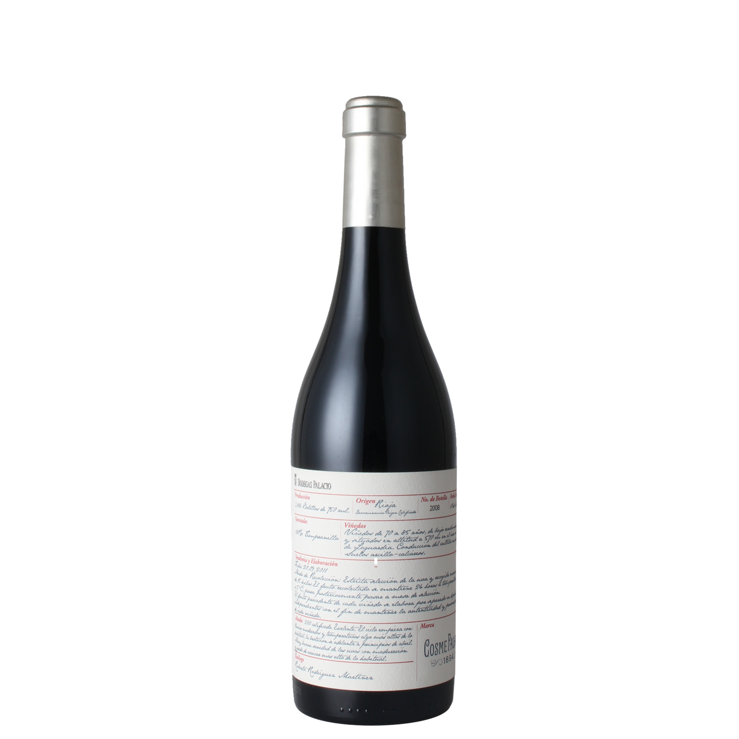 高仕美1894紀念版紅酒 Cosme Palacio 1894 Tinto 2011