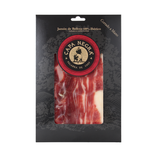 100% Bellota Iberico Pork Bachham Sliced Portions Hand 80g